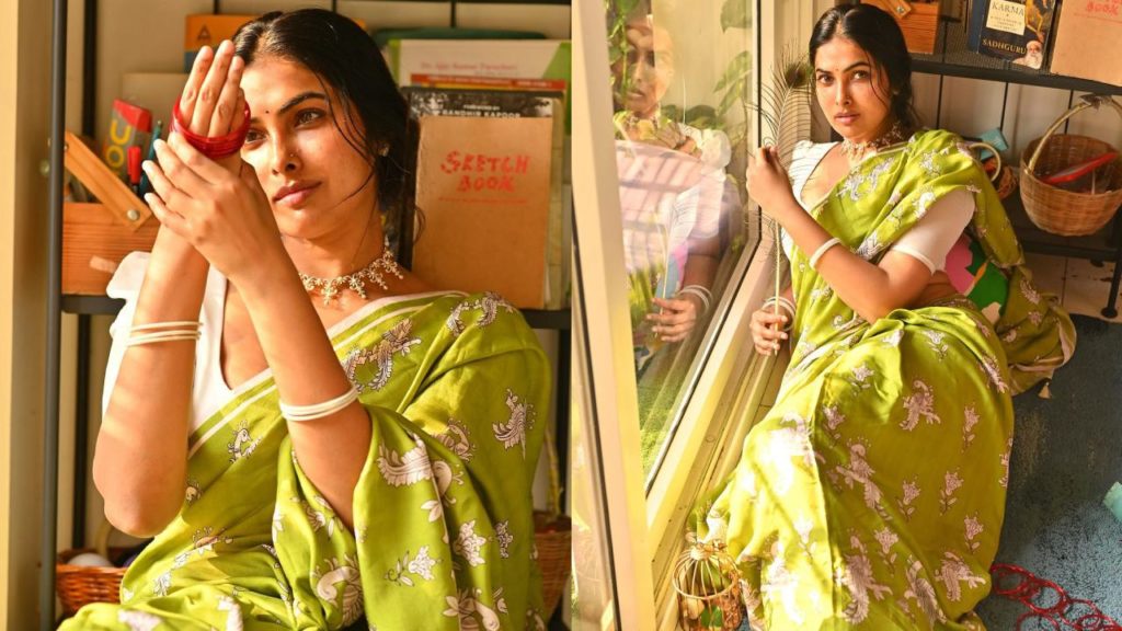 Actress Divi Stunning Looks in Saree