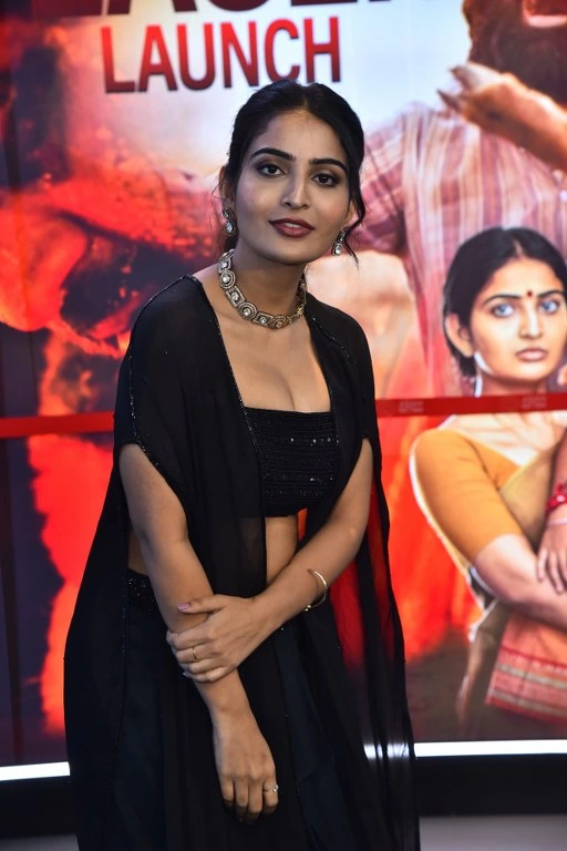 Ananya Nagalla Stunning Looks in Black Dress