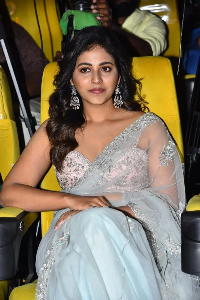Anjali Shines in Saree at Gangs of Godavari Teaser Launch Event