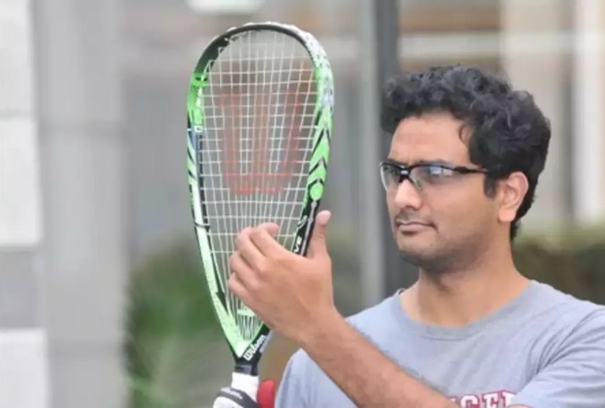 Avasarala Srinivas is a State Level Player in Racquetball game at America 
