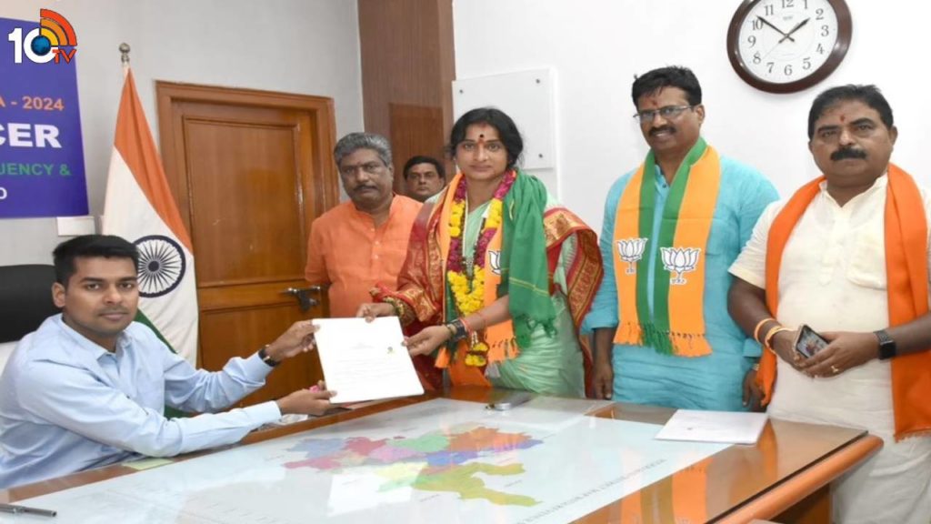 BJP's Hyderabad Candidate Kompella Madhavi Latha Declares Assets Of Rs 221 Crore