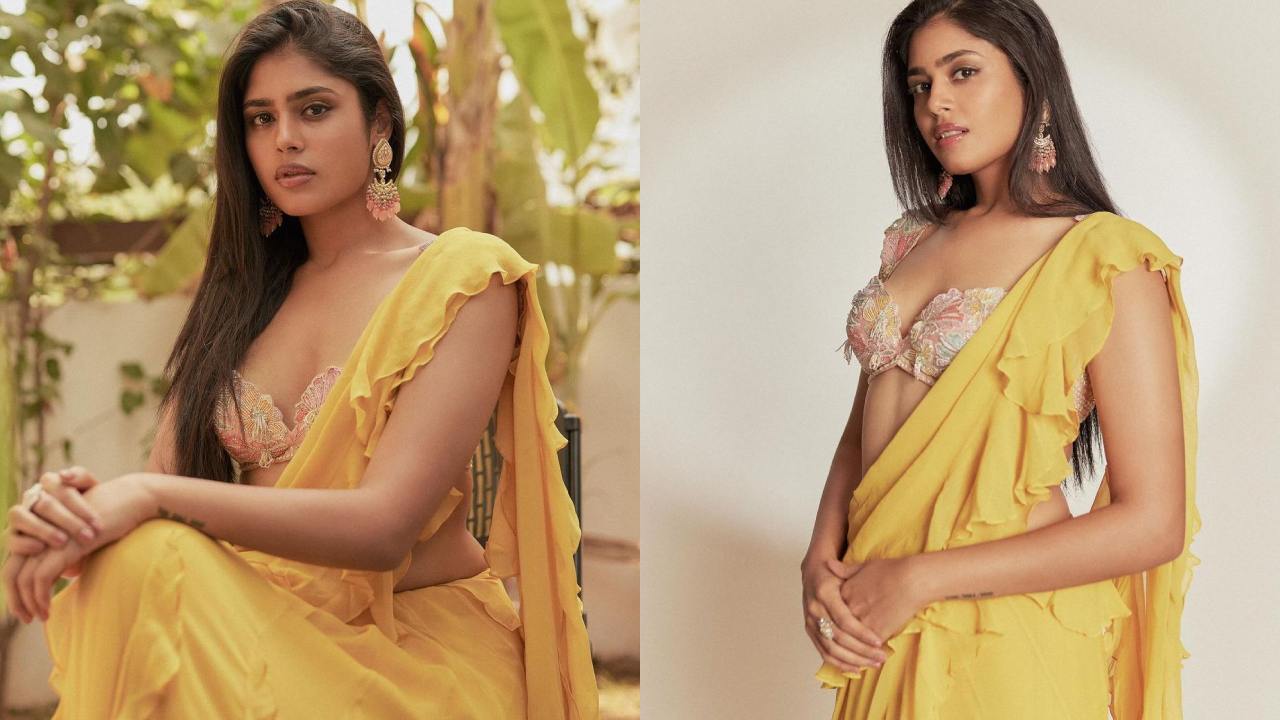 Faria Abdullah : వెరైటీ చీరకట్టులో మన జాతిరత్నం చిట్టి ఫరియా అబ్దుల్లా..