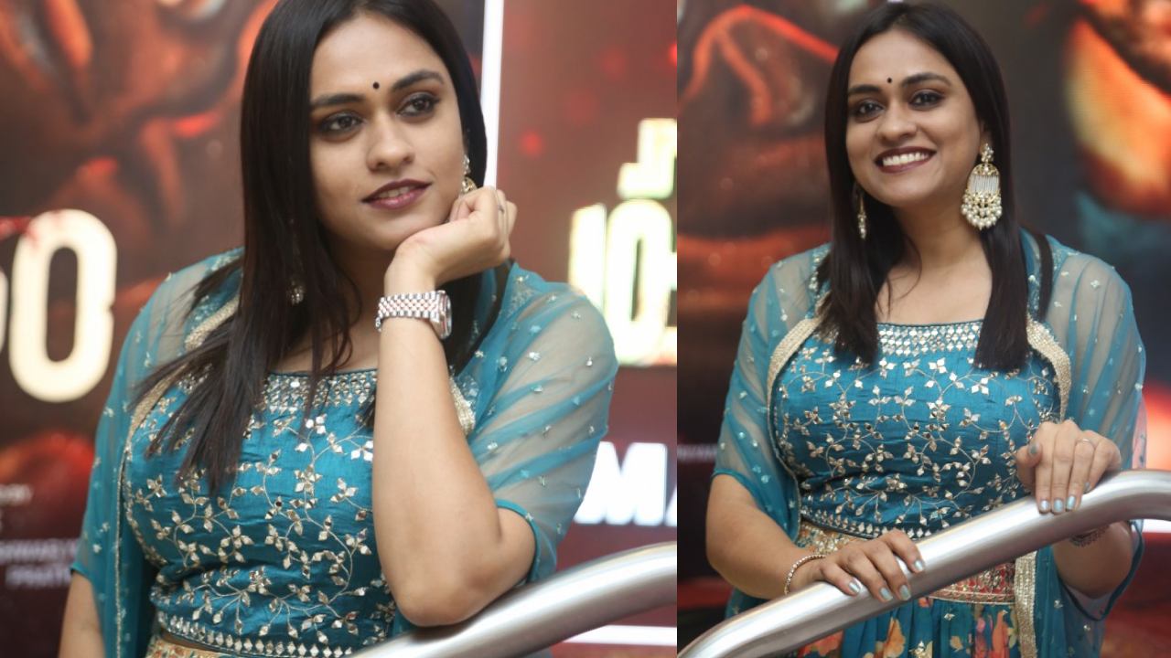 Geetha Bhagat : ప్రసన్నవదనం ఈవెంట్లో.. యాంకర్ గీత భగత్ క్యూట్ ఫొటోలు..