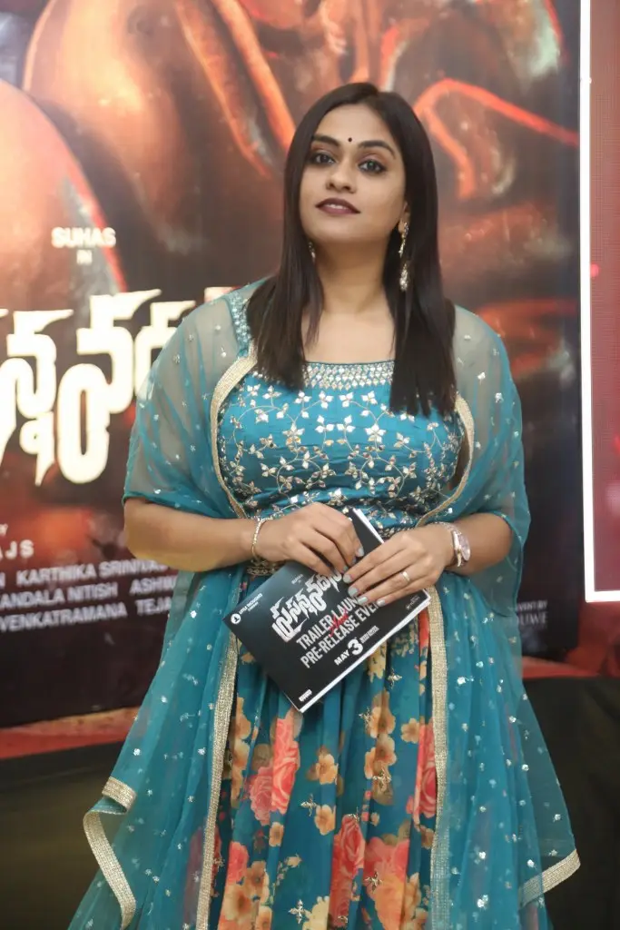 Geetha Bhagat Cute Looks in Prasanna Vadanam Trailer Launch Event