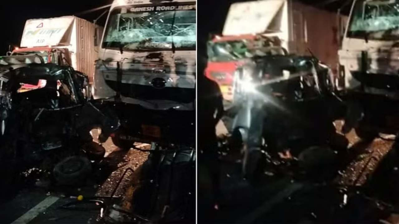 Jhalawar Road Accident : పెళ్లి బృందం వ్యాన్ ను ఢీకొట్టిన ట్రక్కు.. తొమ్మిది మంది మృతి Jhalawar Road Accident : పెళ్లి బృందం వ్యాన్ ను ఢీకొట్టిన ట్రక్కు.. తొమ్మిది మంది మృతి
