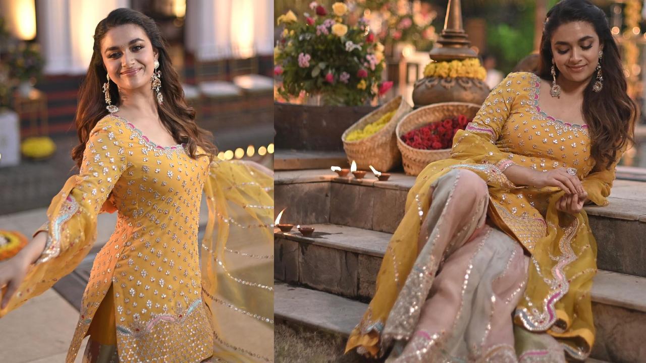 Keerthy Suresh : పంజాబీ డ్రెస్సులో కీర్తి పాప పరువాలు..