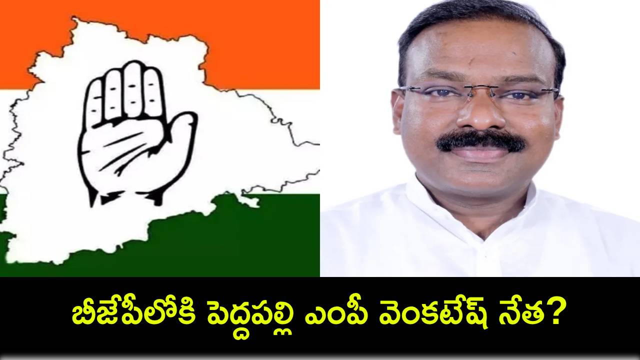 MP Venkatesh Netha : కాంగ్రెస్కు షాక్.. బీజేపీలోకి పెద్దపల్లి ఎంపీ వెంకటేష్ నేత? MP Venkatesh Netha : కాంగ్రెస్కు షాక్.. బీజేపీలోకి పెద్దపల్లి ఎంపీ వెంకటేష్ నేత?