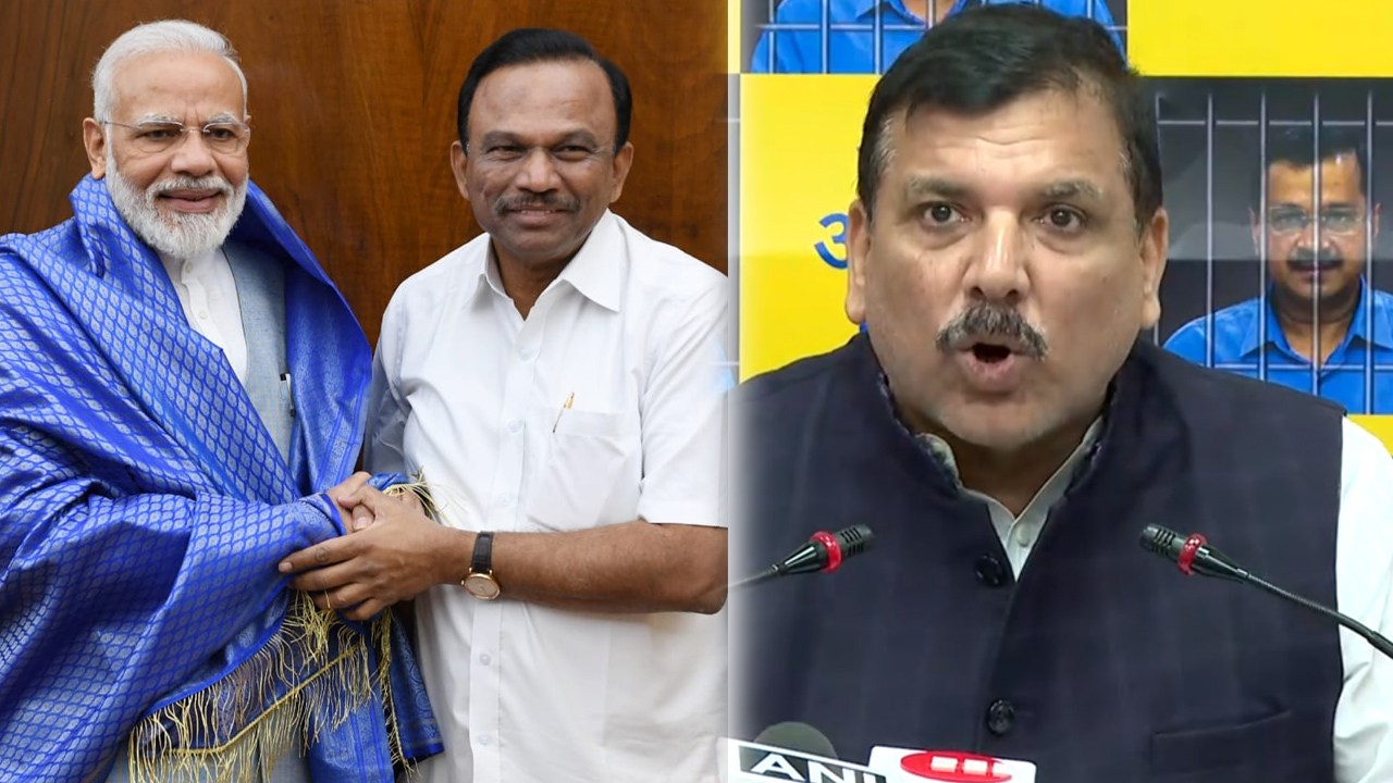 మాగుంట శ్రీనివాసులురెడ్డిపై ఆప్ ఎంపీ సంజయ్ సింగ్ తీవ్ర ఆరోపణలు మాగుంట శ్రీనివాసులురెడ్డిపై ఆప్ ఎంపీ సంజయ్ సింగ్ తీవ్ర ఆరోపణలు