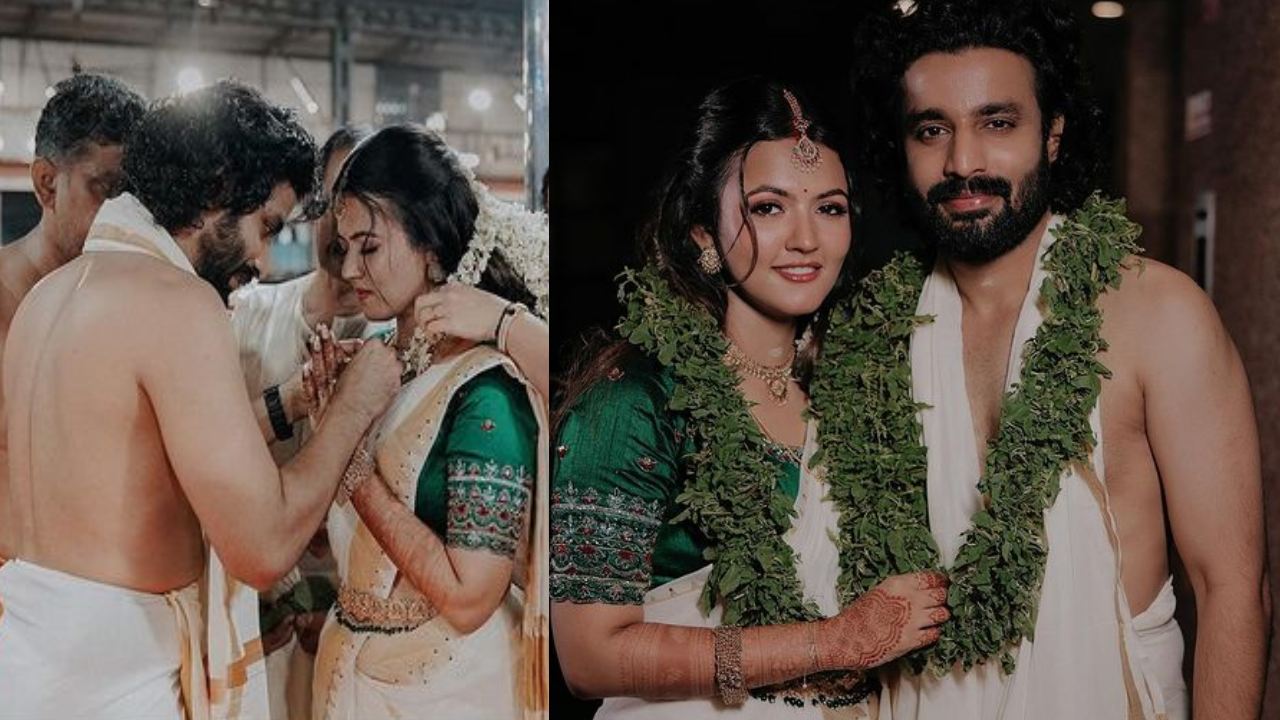 Aparna Das : ప్రియుడితో ఏడడుగులు వేసేసిన మలయాళ భామ.. ఫోటోలు వైరల్ Aparna Das : ప్రియుడితో ఏడడుగులు వేసేసిన మలయాళ భామ.. ఫోటోలు వైరల్