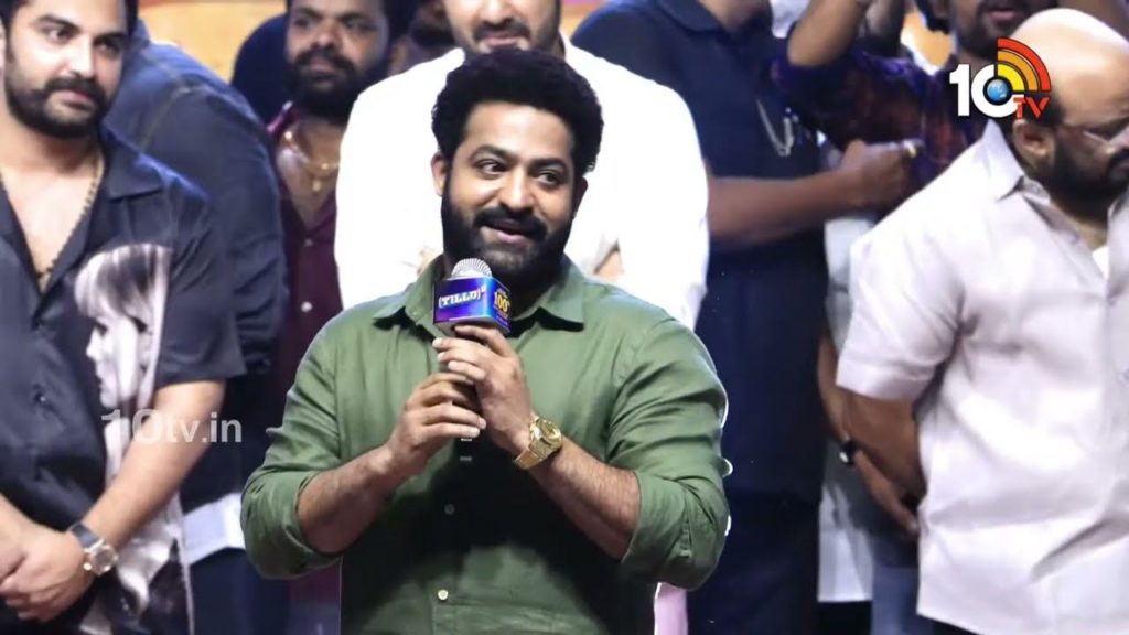 NTR said Pawan Kalyan Prabhas dialogues at Tillu Square event
