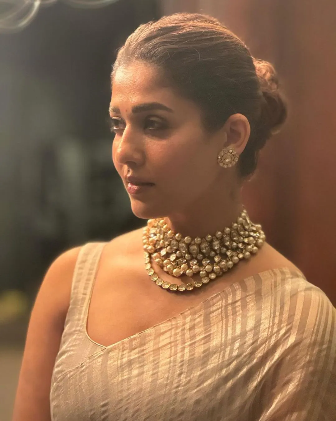 Nayanthara Classy Traditional Looks in Saree