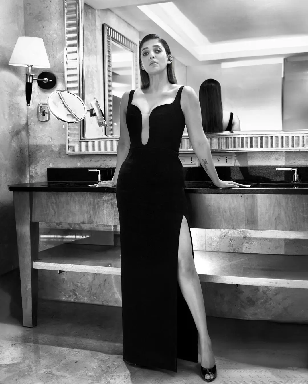 Nayanthara Stunning Looks in Black Dress