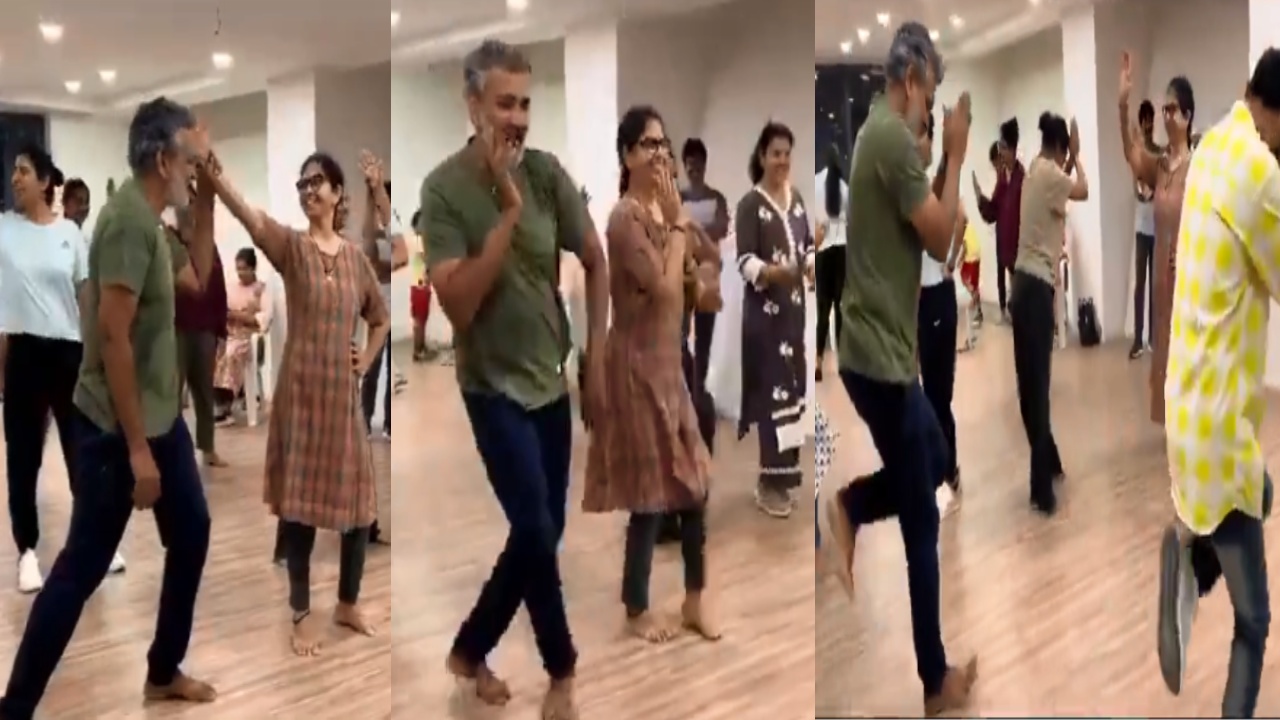 Rajamouli : ప్రభుదేవా పాటకు రాజమౌళి దంపతుల స్టెప్పులు.. రిహార్సల్స్ వీడియో చూశారా? Rajamouli : ప్రభుదేవా పాటకు రాజమౌళి దంపతుల స్టెప్పులు.. రిహార్సల్స్ వీడియో చూశారా?
