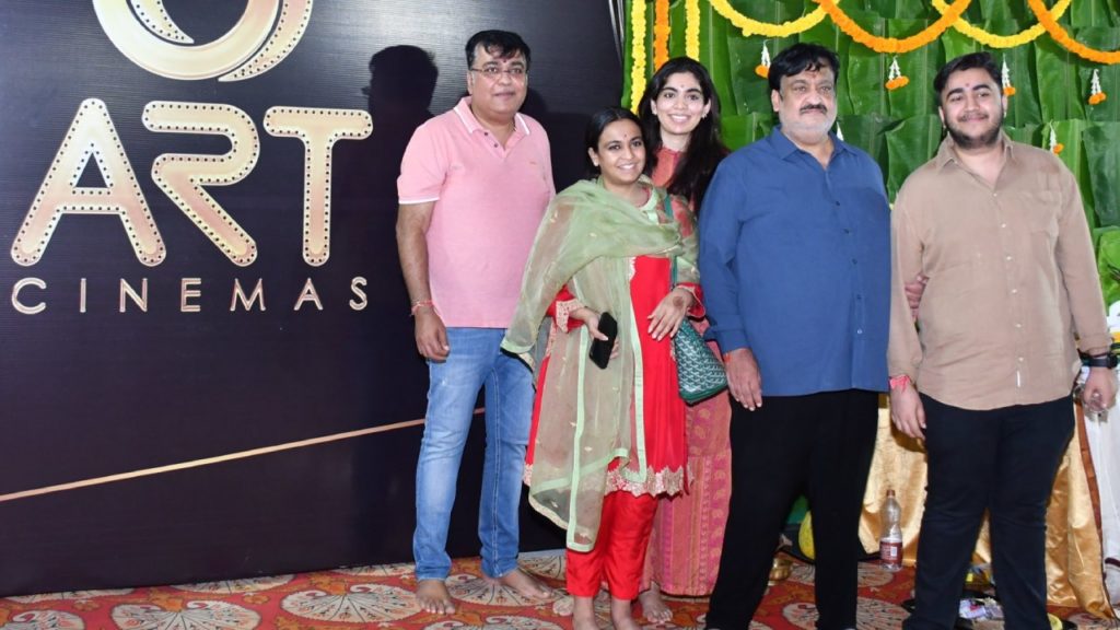 Raviteja daughter Mokshadha Bhupatiraju starts ART multiplex theater