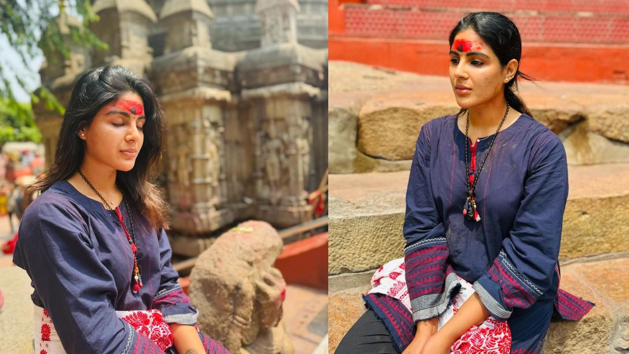 Samyuktha : అస్సాంలోని ప్రముఖ ఆలయంలో.. సంయుక్త స్పెషల్ పూజలు..