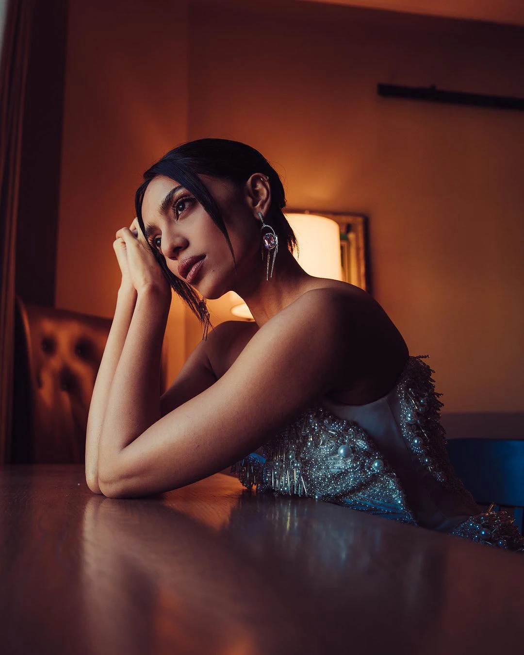 Sobhita Dhulipala Stunning Looks in White Dress at Monkey Man Movie Promotions
