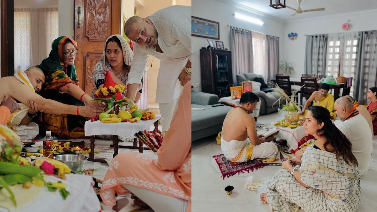 Anasuya Family : అనసూయ ఇంట్లో ప్రత్యేక పూజలు..