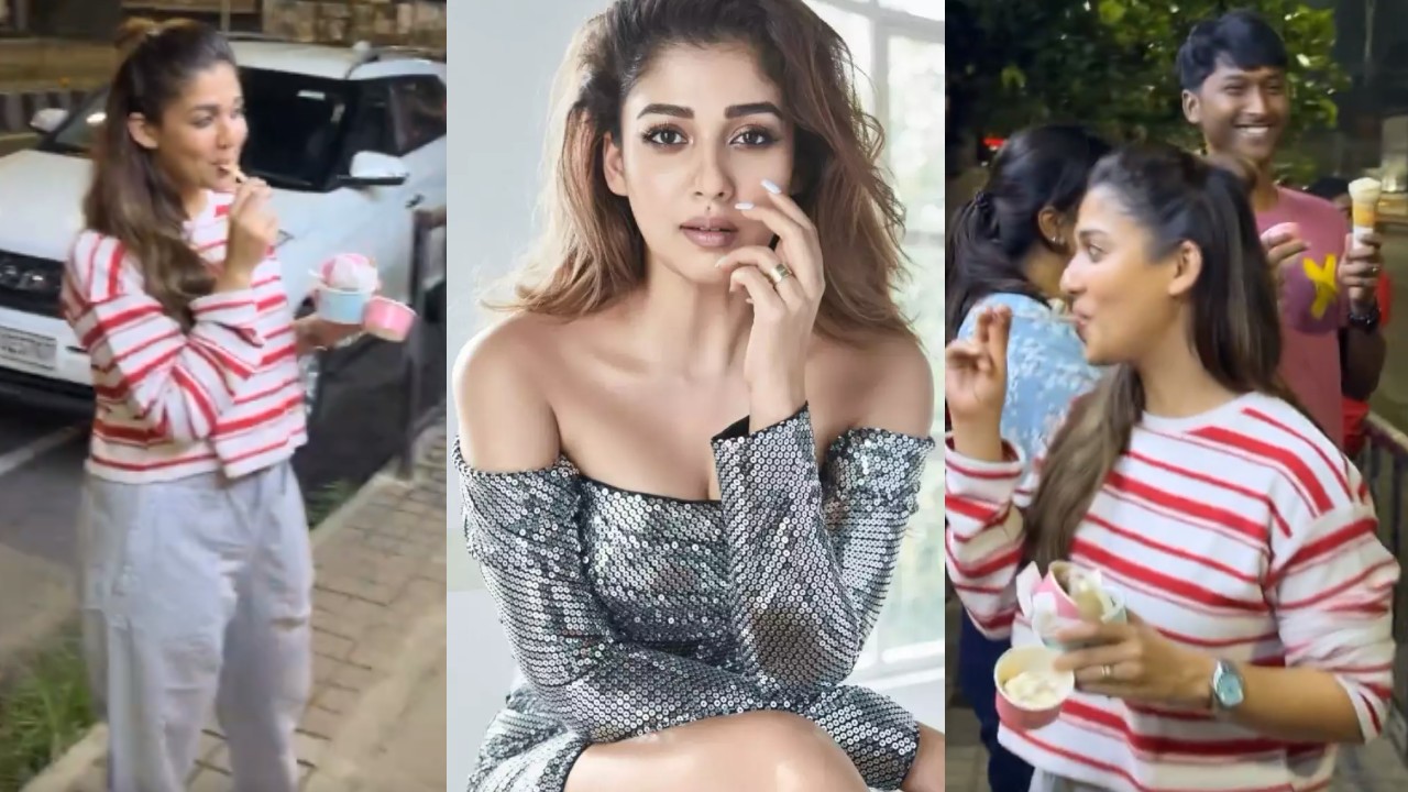 Nayanthara : అర్ధరాత్రి రోడ్డుసైడ్ ఐస్క్రీమ్ తింటూ ఎంజాయ్ చేస్తున్న నయనతార.. వీడియో వైరల్ Nayanthara : అర్ధరాత్రి రోడ్డుసైడ్ ఐస్క్రీమ్ తింటూ ఎంజాయ్ చేస్తున్న నయనతార.. వీడియో వైరల్