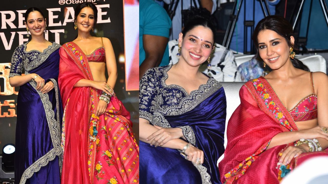 Tamannaah – Raashii Khanna : ఇద్దరు అందమైన ముద్దుగుమ్మలు ఒకేస్టేజిపై.. మెరిసిపోతున్న తమన్నా, రాశీఖన్నా..