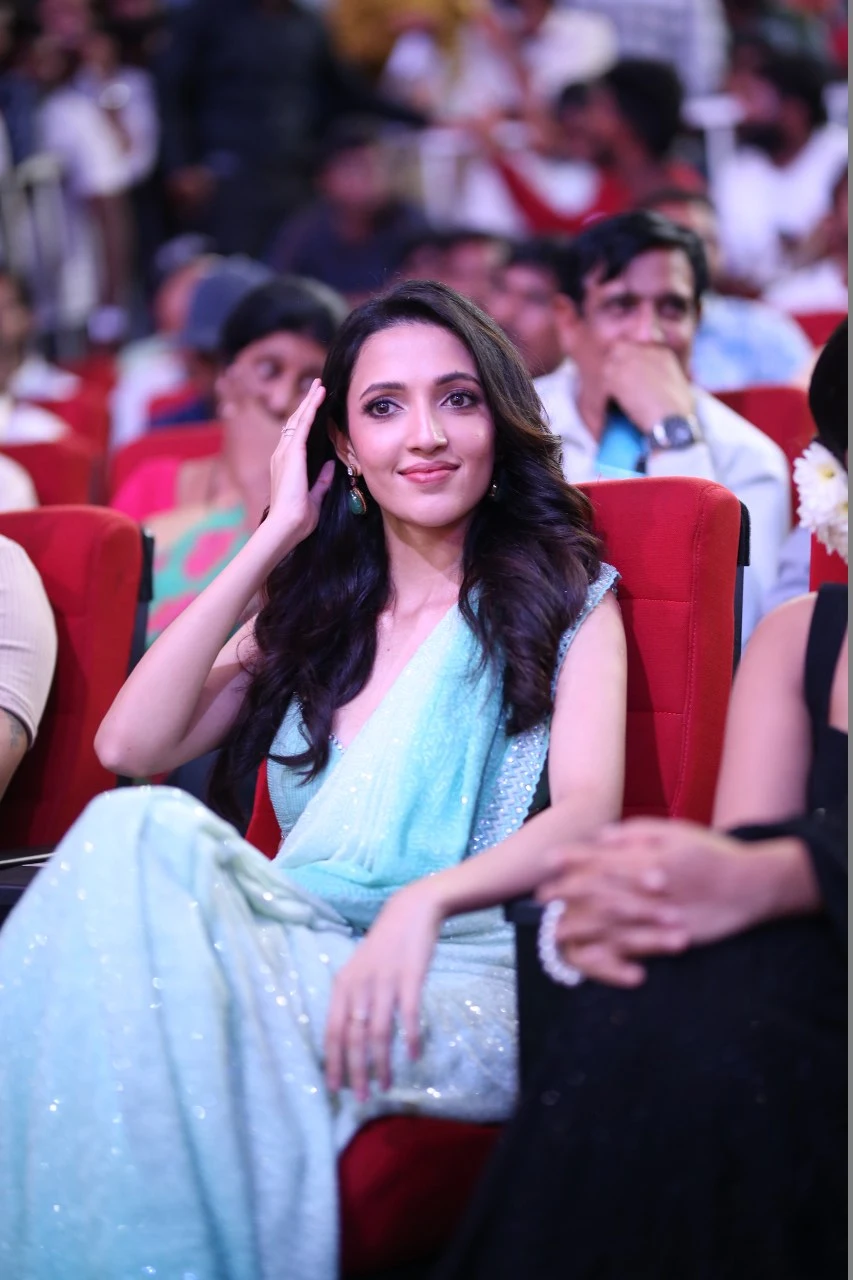 Tollywood Actress Neha Shetty Saree Photos at Tillu Square event
