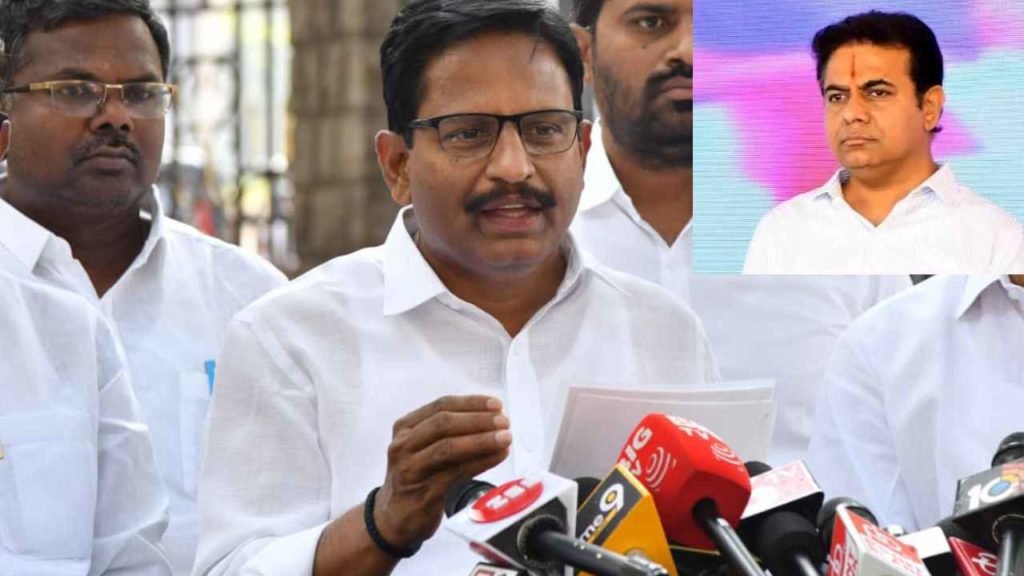 Yennam Srinivas Reddy Slams Ktr