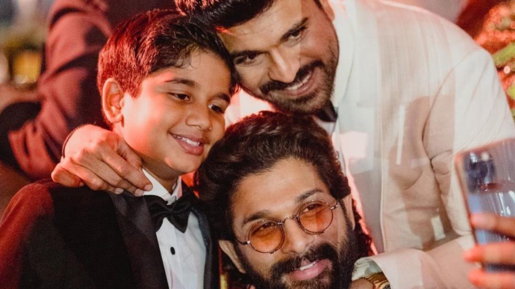 Ram Charan Shares Special Photo with Allu Arjun and Allu Ayaan on Bunny Birthday Photo goes Viral