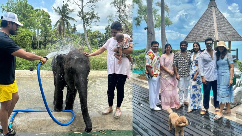 Ram Charan Upasana Klin Kaara Bangkok Vacation Photos goes Viral