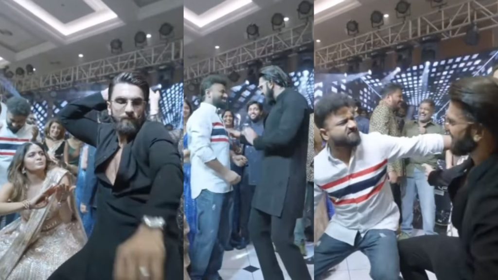 Devi sri Prasad Dance with Ranveer Singh in Director Shankar Daughter Marriage Video goes Viral