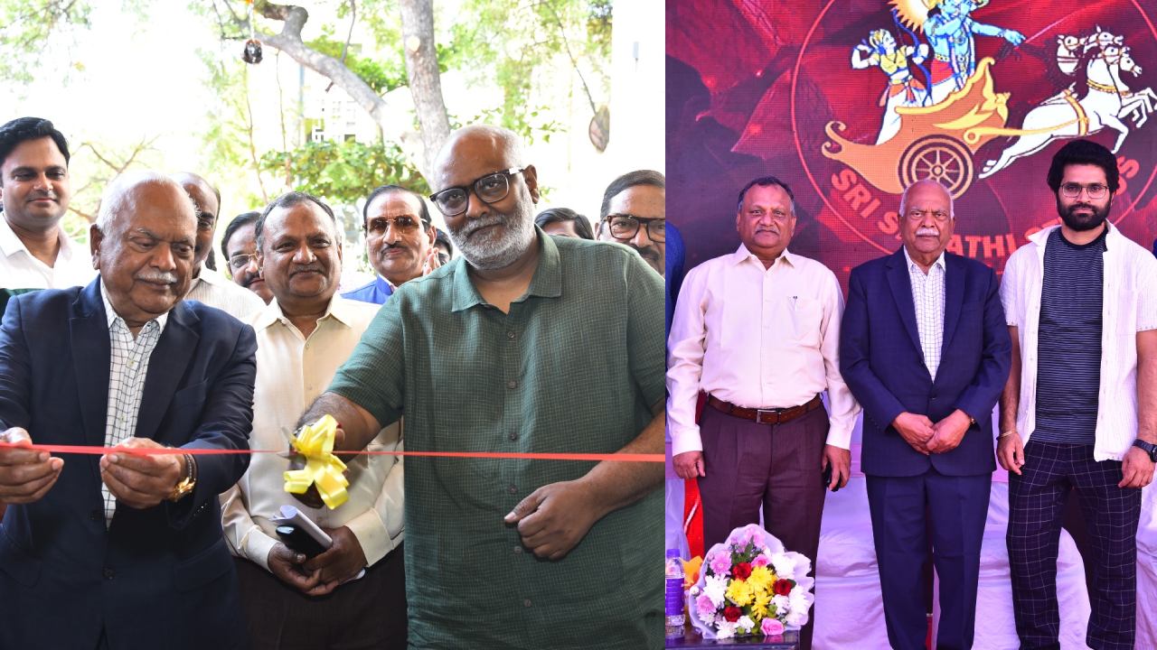 Sri Sarathi Studios : డాల్బీ మిక్సింగ్, సౌండ్ డిజైన్ స్టూడియోలు ప్రారంభించిన శ్రీ సారథీ స్టూడియోస్.. కల్కితో మొదలు.. Sri Sarathi Studios : డాల్బీ మిక్సింగ్, సౌండ్ డిజైన్ స్టూడియోలు ప్రారంభించిన శ్రీ సారథీ స్టూడియోస్.. కల్కితో మొదలు..