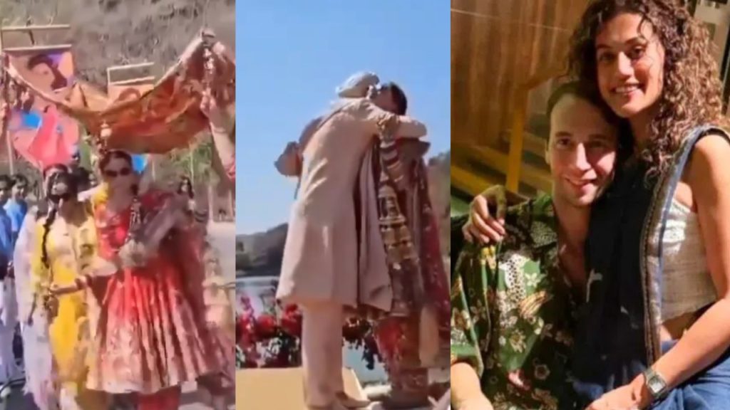 Tapsee pannu Mathias Boe Wedding Video Leaked and goes Viral