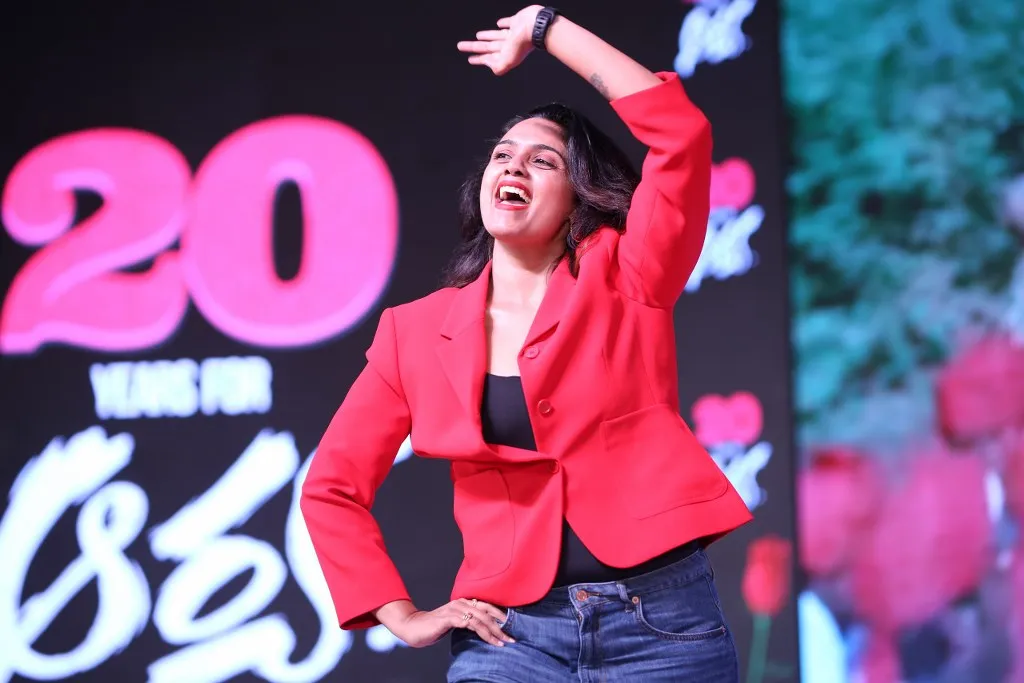 Abhinaya Sri Amazing Looks in Arya 20 Years Event