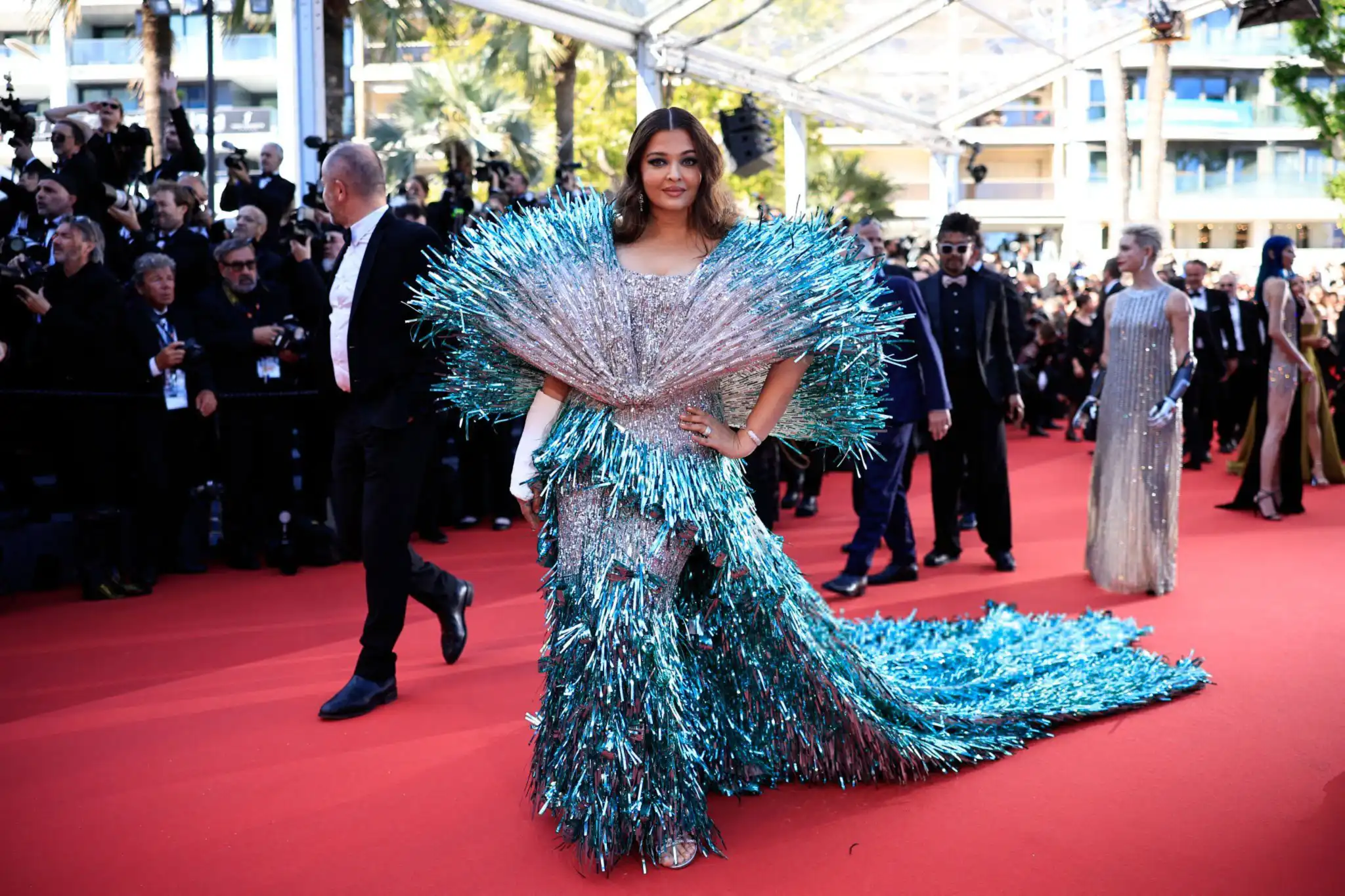 Aishwarya Rai Bachchan Participated in Cannes Film Festival 2024 with Hand Injury