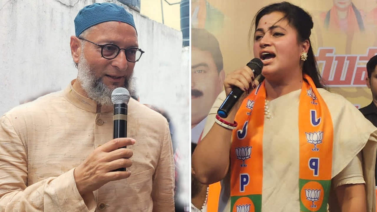 నవనీత్ రవి రాణా, అసదుద్దీన్ ఒవైసీ మధ్య మాటల యుద్ధం నవనీత్ రవి రాణా, అసదుద్దీన్ ఒవైసీ మధ్య మాటల యుద్ధం
