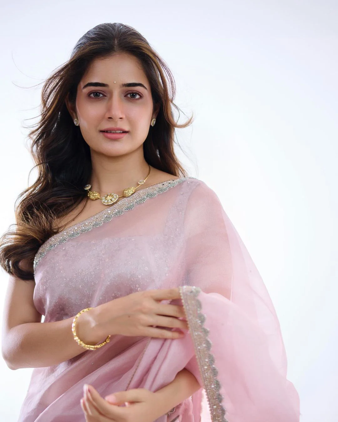 Ashika Ranganath Cute Looks in Saree