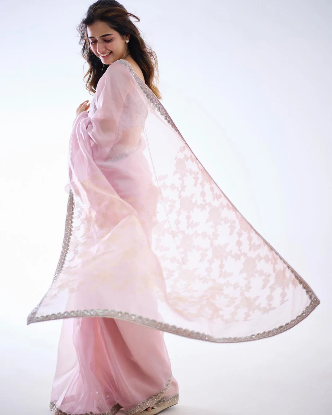 Ashika Ranganath Cute Looks in Saree