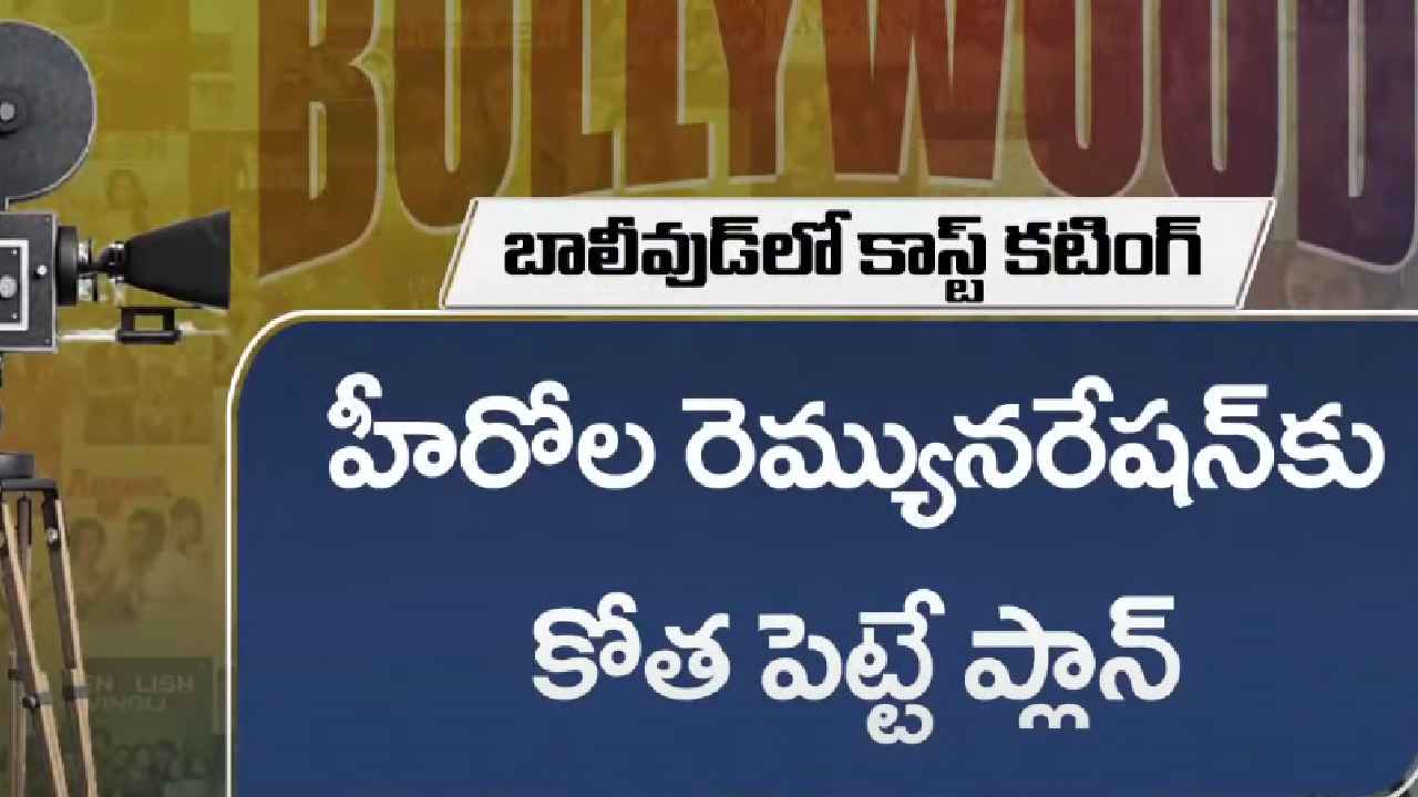 Bollywood : బాలీవుడ్ నిర్మాతల సంచలన నిర్ణయం..! హీరోల రెమ్యునరేషన్కు కోత పెట్టే ప్లాన్ Bollywood : బాలీవుడ్ నిర్మాతల సంచలన నిర్ణయం..! హీరోల రెమ్యునరేషన్కు కోత పెట్టే ప్లాన్