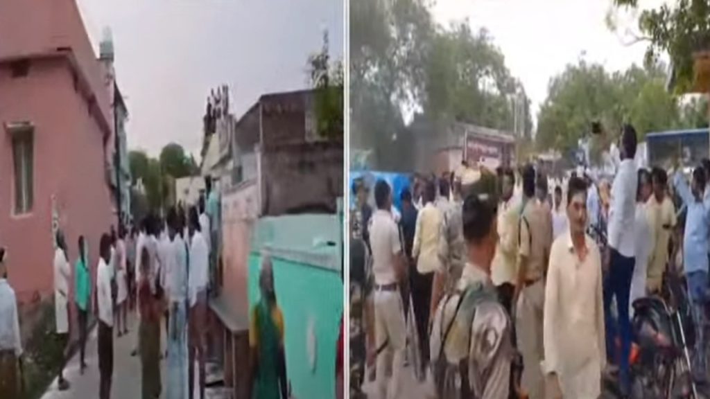 Clashes between YCP and TDP Leaders in Andhra District Polling Stations