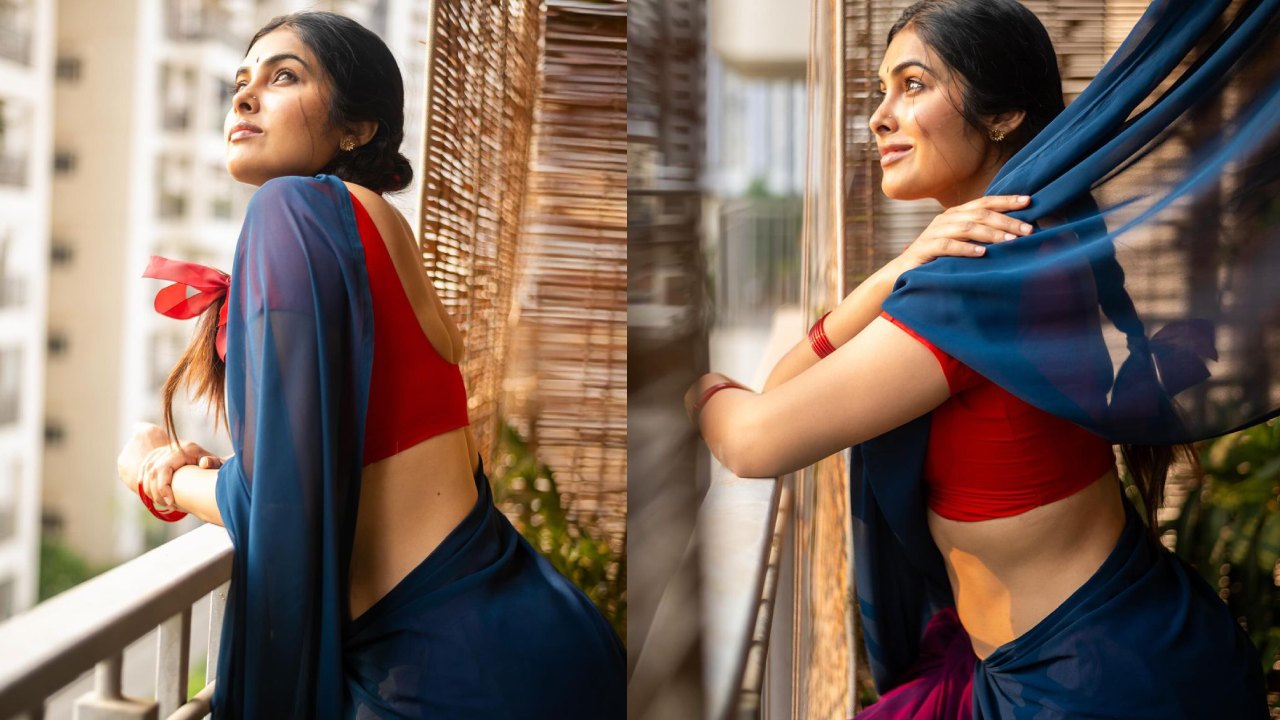 Divi : హాఫ్ శారీలో దివి అందాలు..