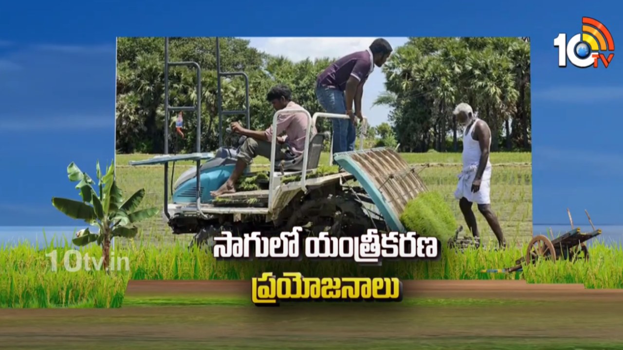 Agri Tips : వ్యవసాయంలో యాంత్రీకరణతో కూలీల కొరతకు చెక్ – సమయం ఆదాతో పాటు తగ్గనున్న పెట్టుబడులు Agri Tips : వ్యవసాయంలో యాంత్రీకరణతో కూలీల కొరతకు చెక్ – సమయం ఆదాతో పాటు తగ్గనున్న పెట్టుబడులు