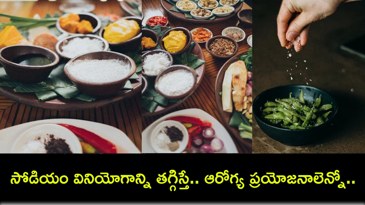 Consuming Less Sodium : మీ ఆహారంలో ఉప్పు తక్కువగా తీసుకుంటే ఎన్ని ఆరోగ్య ప్రయోజనాలో తెలుసా? Consuming Less Sodium : మీ ఆహారంలో ఉప్పు తక్కువగా తీసుకుంటే ఎన్ని ఆరోగ్య ప్రయోజనాలో తెలుసా?