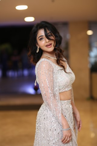 Iswarya Menon Shines in Bhaje Vaayu Vegam Pre Release Event
