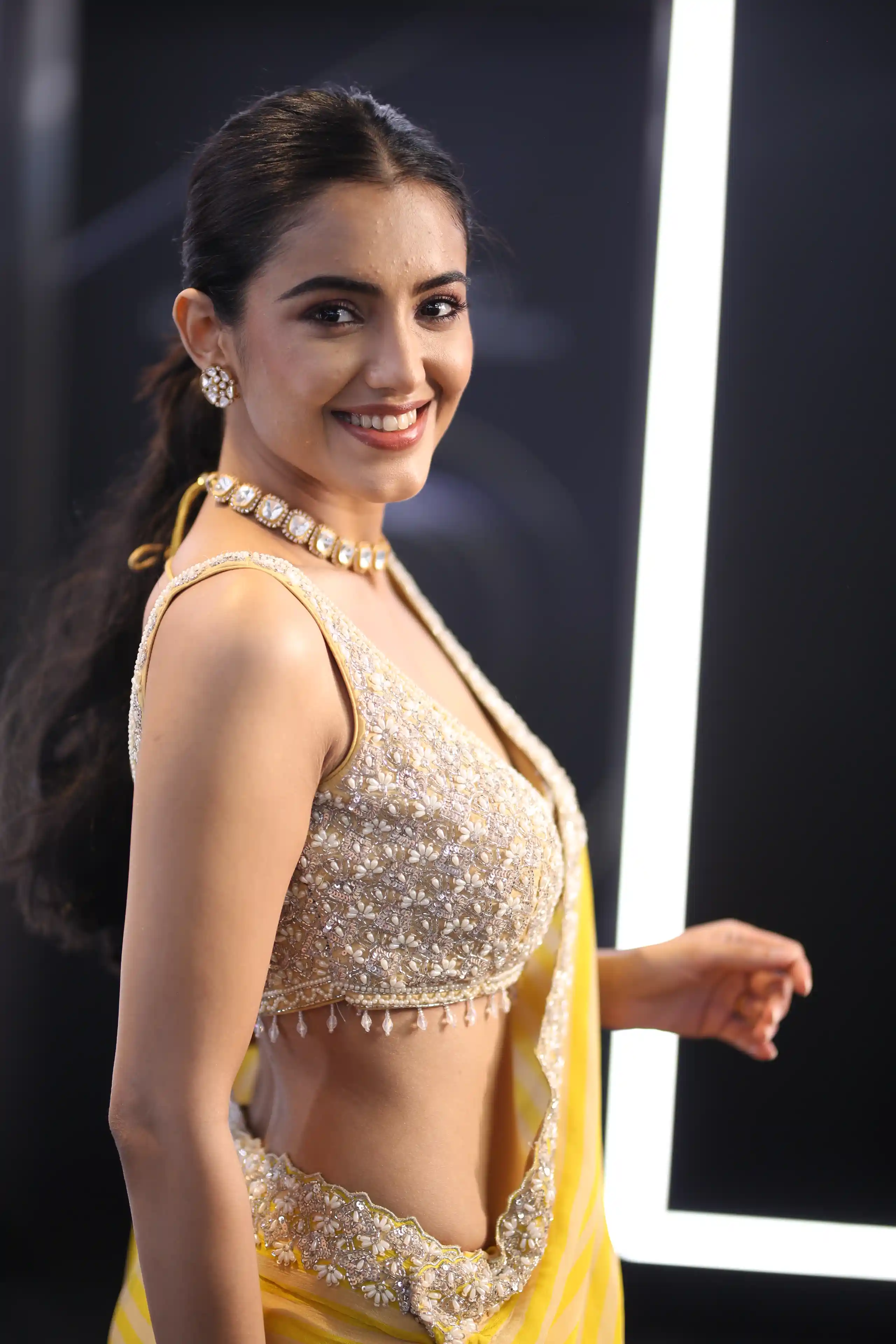 Malvika Sharma Stunning Looks in Saree