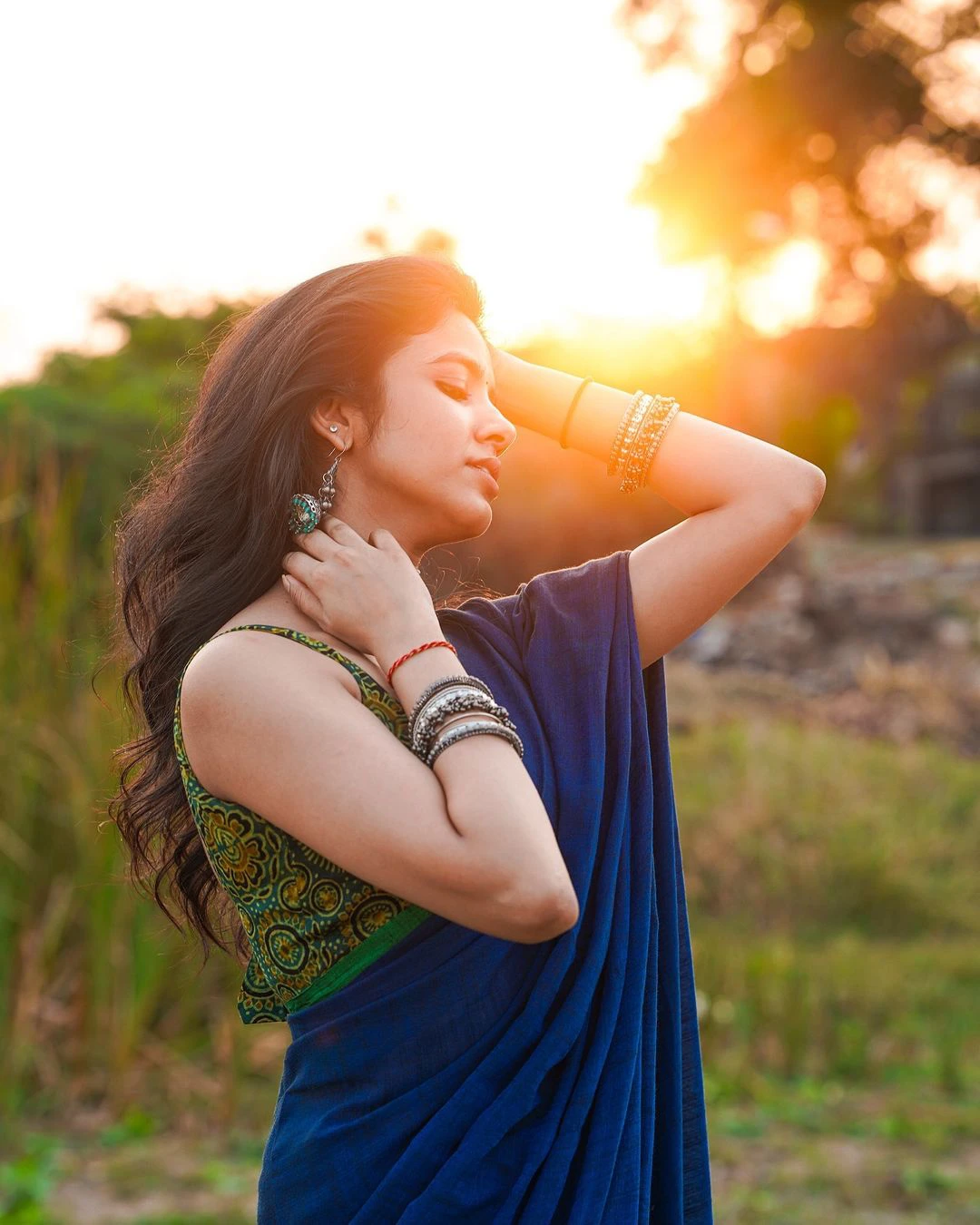 Shivani Nagaram Cute Photos in Saree
