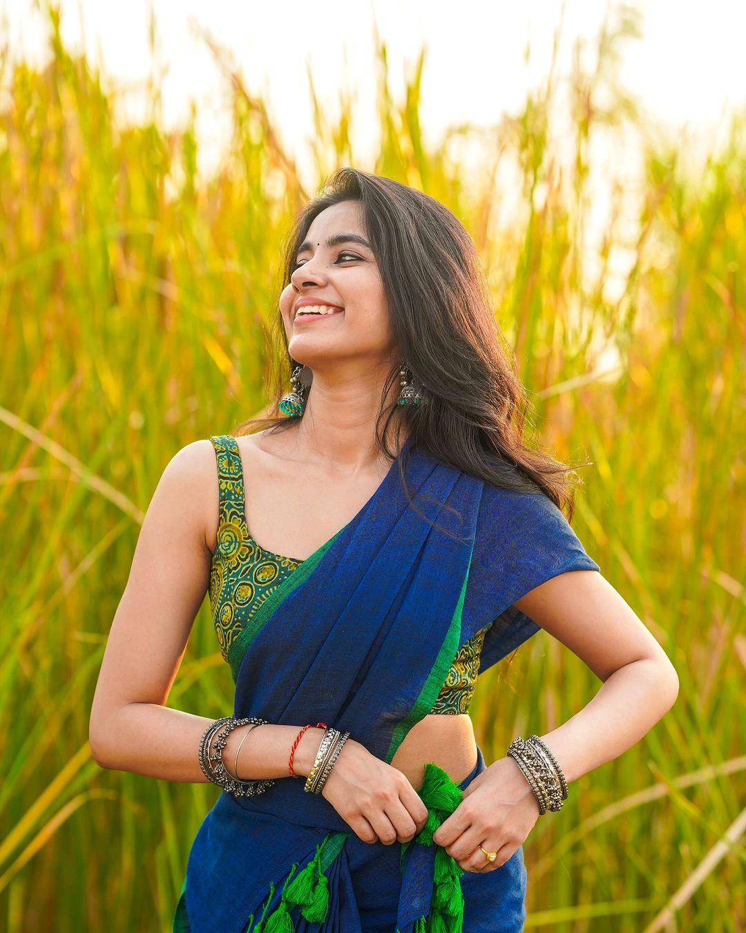 Shivani Nagaram Cute Photos in Saree