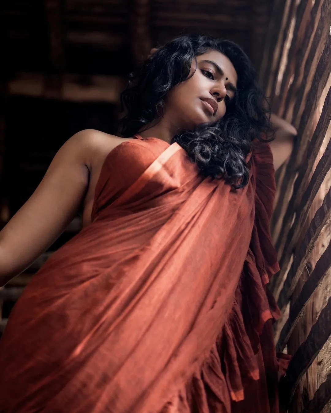 Shivani Rajashekar Sizzling Photos in Saree
