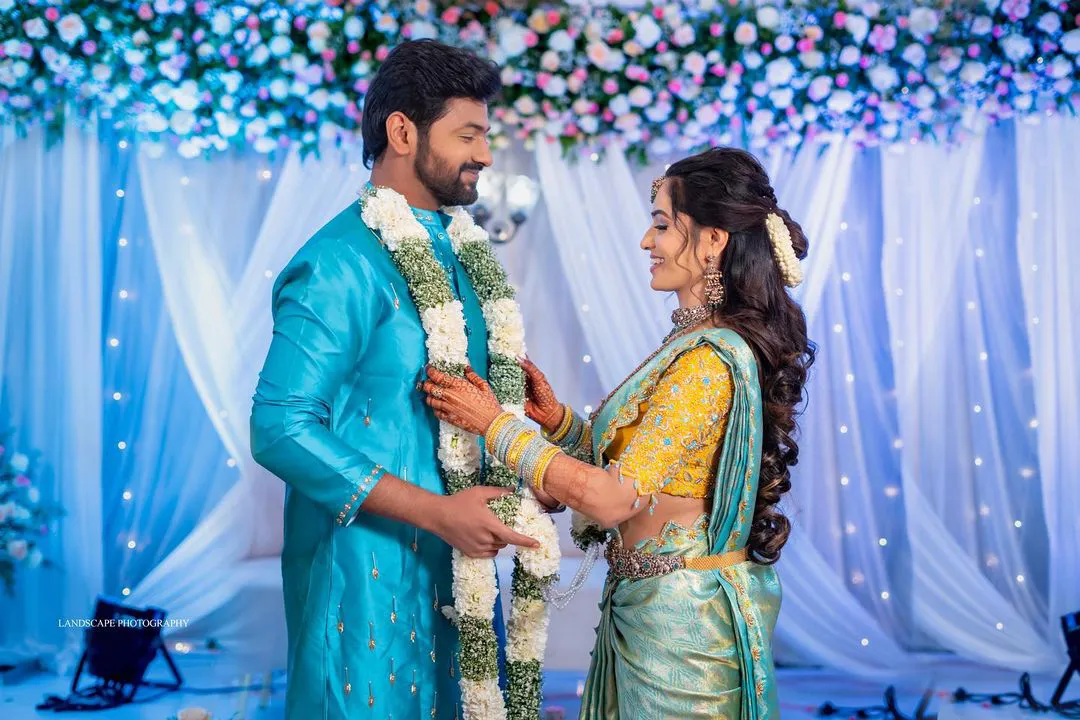 Shobha Shetty Yashwanth Engagement Photos
