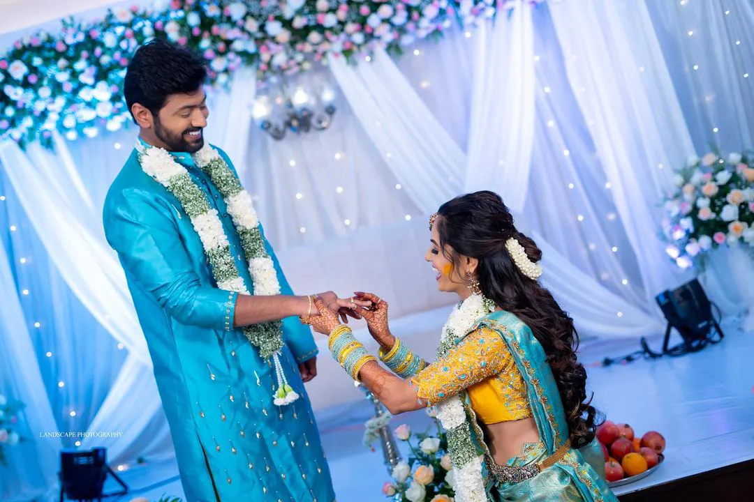 Shobha Shetty Yashwanth Engagement Photos