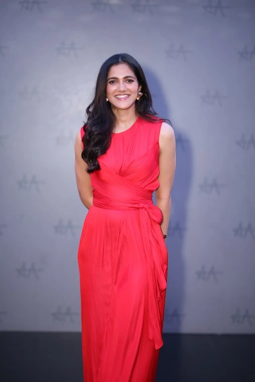 Simran Choudhary Stylish Looks in Red Dress at Love Me Trailer Launch Event