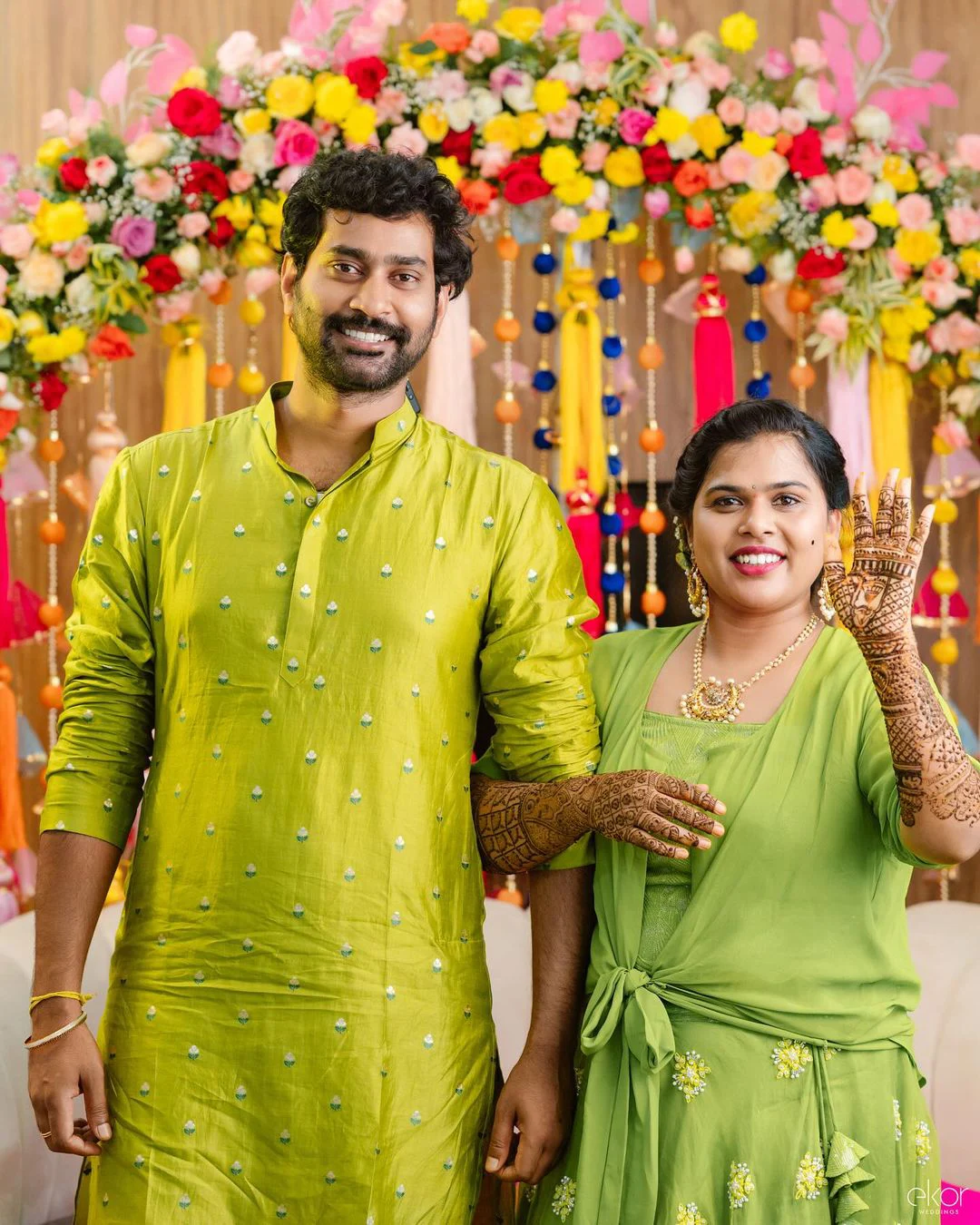 Thiruveer Wedding and Reception Photos