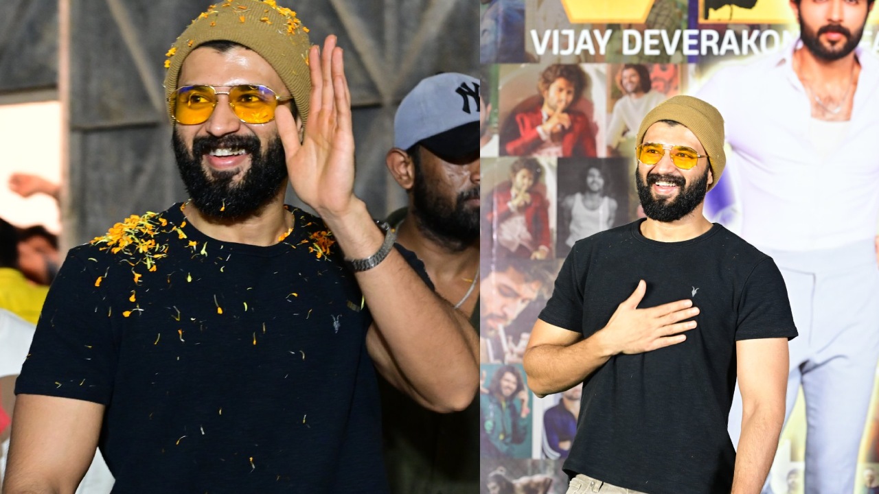 Vijay Deverakonda : వైజాగ్లో ఫ్యాన్స్ మీట్ పెట్టిన విజయ్ దేవరకొండ.. భారీగా తరలివచ్చిన అభిమానులు.. Vijay Deverakonda : వైజాగ్లో ఫ్యాన్స్ మీట్ పెట్టిన విజయ్ దేవరకొండ.. భారీగా తరలివచ్చిన అభిమానులు..